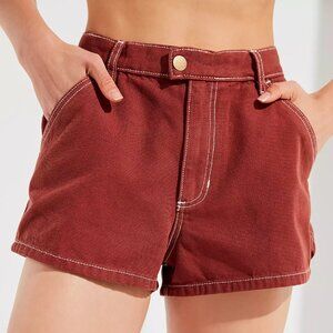 BDG Structured Contrast Stitch Short